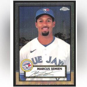 Marcus Semiem 2021 Topps Chrome Toronto Blue Jays Baseball Card